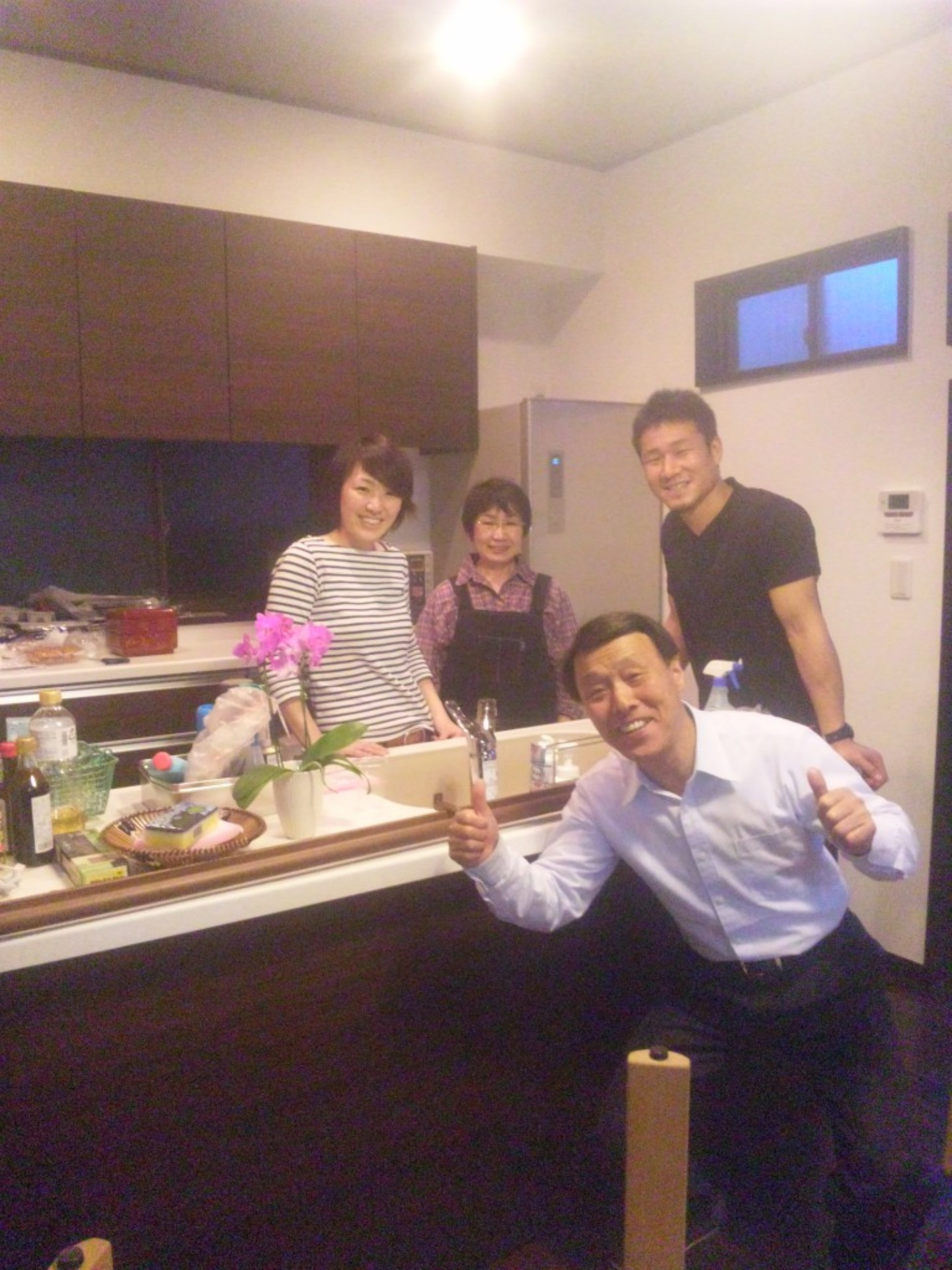 リビングリフォーム 和室とホールとキッチンの結合①